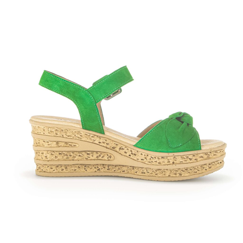 Gabor fashion Keilsandalette grün