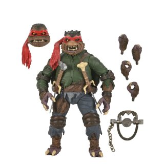 Universal Monsters x Teenage Mutant Ninja Turtles Actionfigur Ultimate Raphael as The Wolfman 18 cm