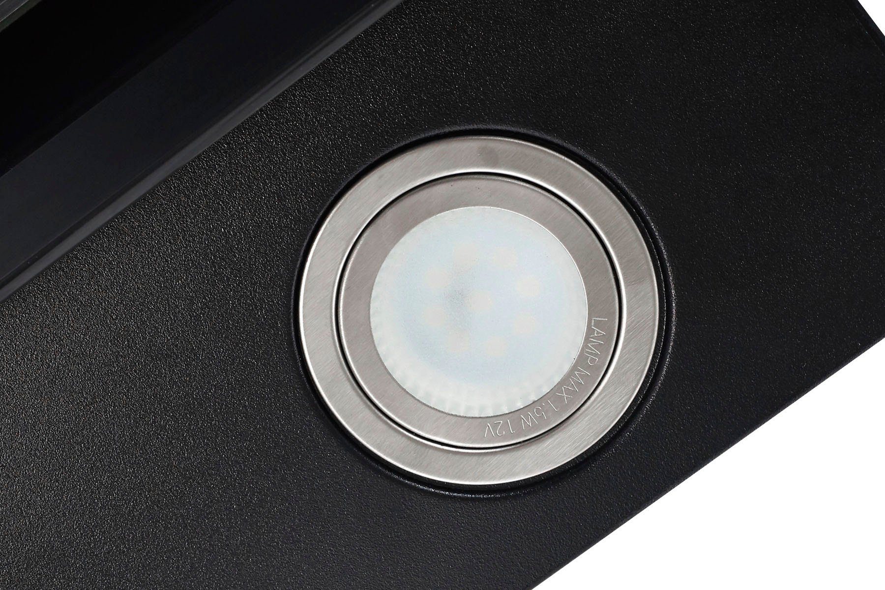 RESPEKTA Kopffreihaube CH89060S, 60 cm, 9 Leistungsstufen, LED-Beleuchtung, Ab- und Umluftfähig