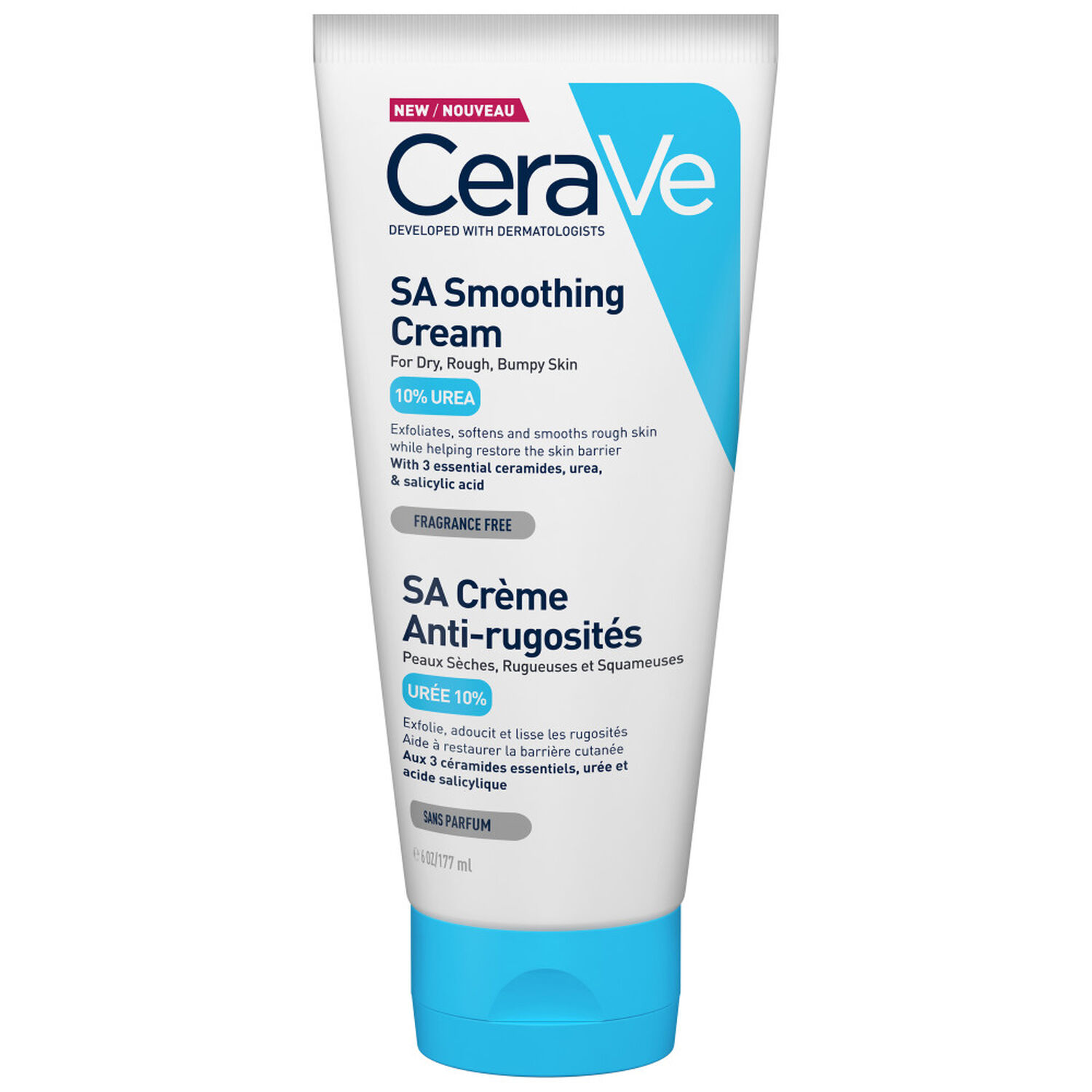 Cerave Crème Anti-Rugosités Peaux Sèches, Rugeuses & Squameuses