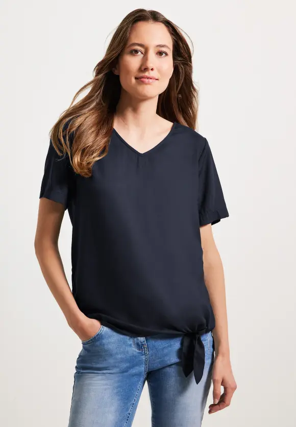 CECIL Bluse mit Knotendetail