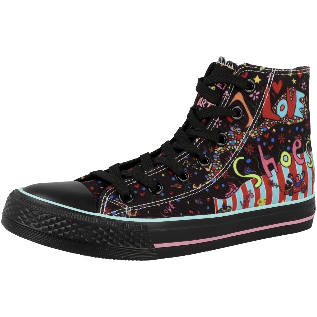 Dockers by Gerli 36UR211 X Art Limited Edition Sneaker mid schwarz