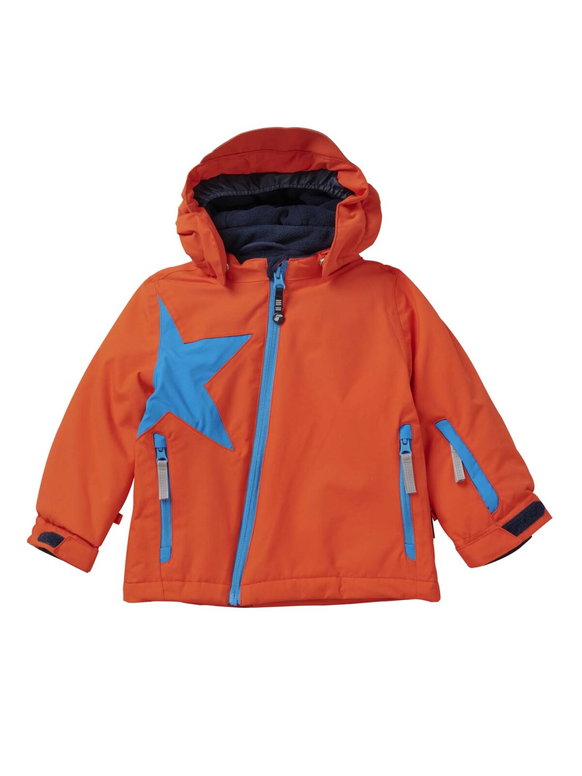 Schneejacke Stern Baby, orange