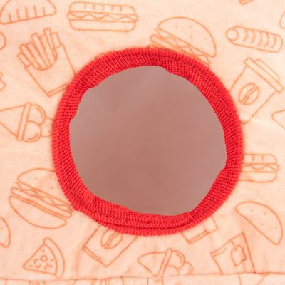 Hundespielzeug Squeaky Burger Menü