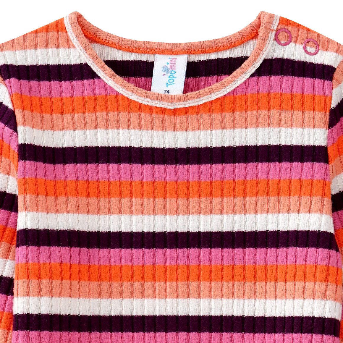 Baby Langarmshirt mit Wellenbündchen