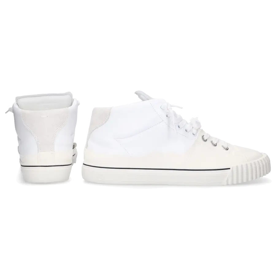 Maison Margiela - Sneaker high S97WS Kalbsleder - weiß