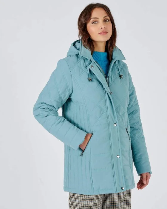 Parka matelassée capuche amovible