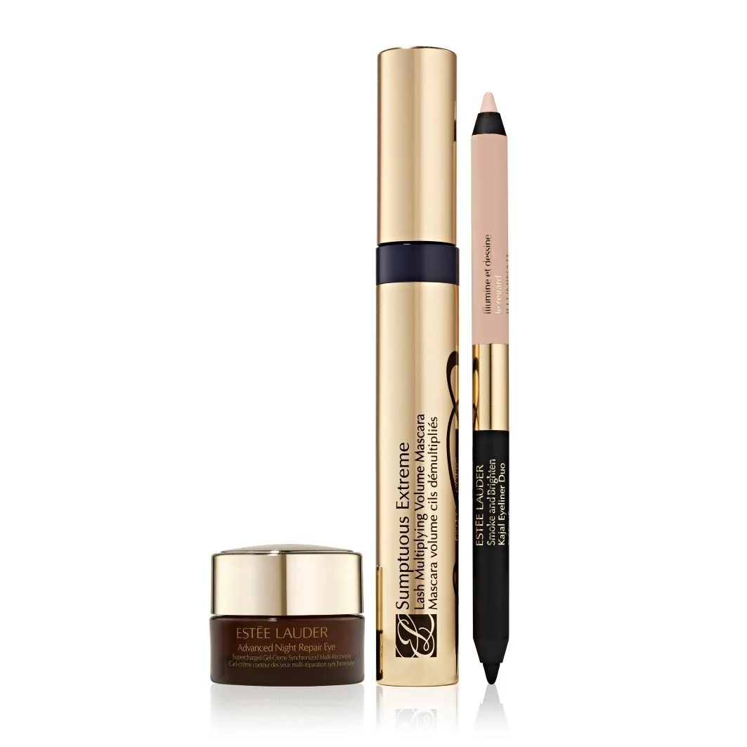 LASH LINE UP Define + Lift + Smolder Mascara - Set pentru ochi - Set de machiaj, Rimel