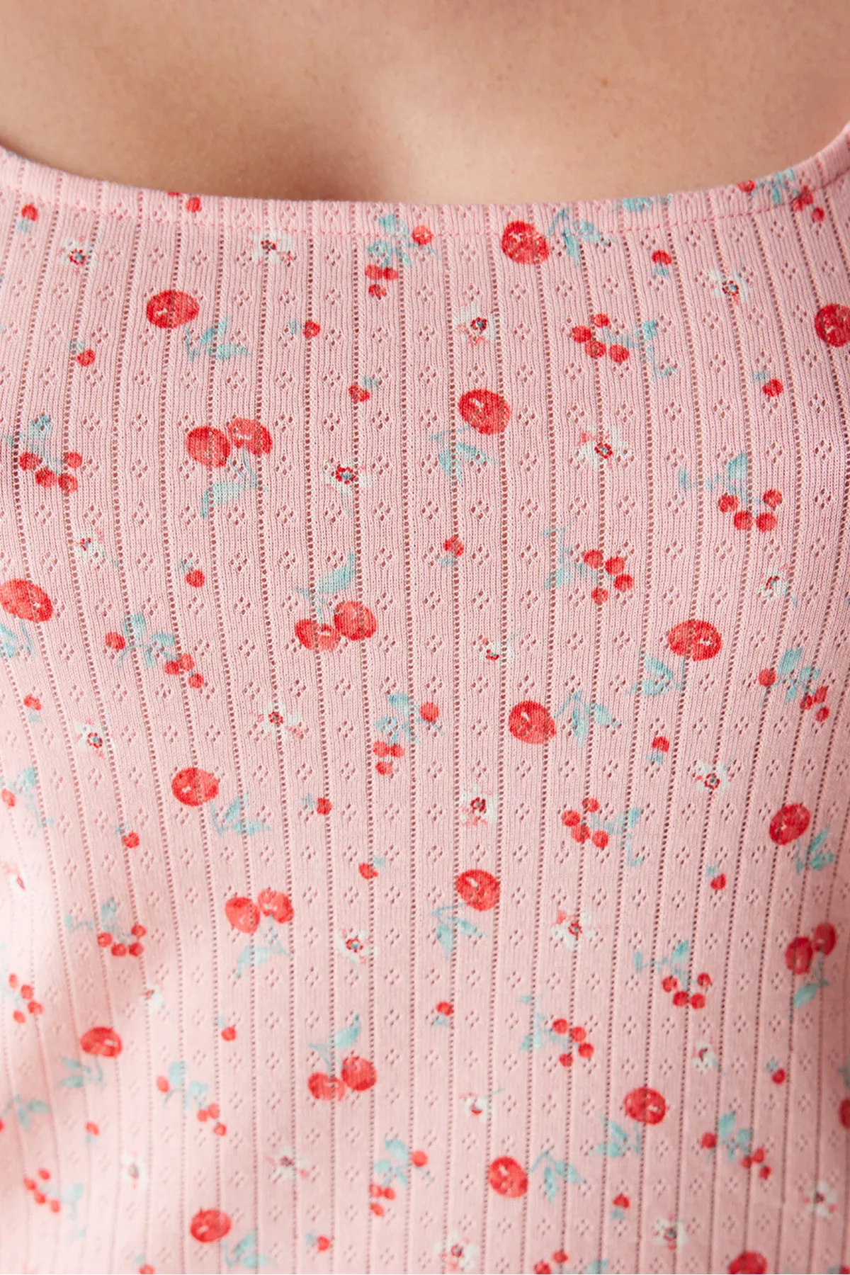 Penti  Pyjama-Set mit Shorts in Pink von Cherries Pointel