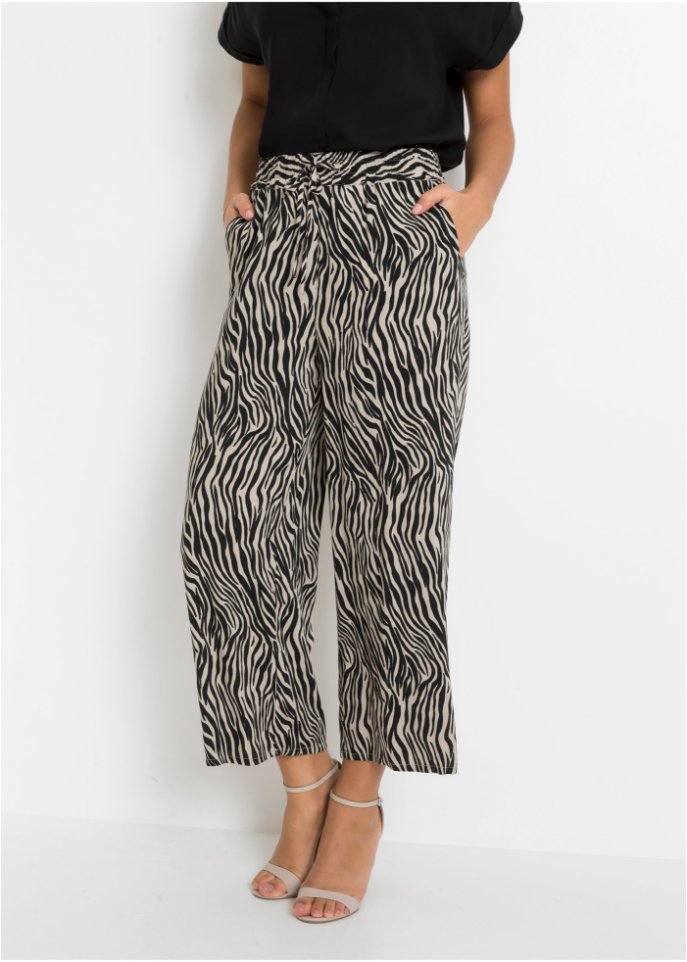 Bedruckte Culotte aus nachhaltiger Viskose