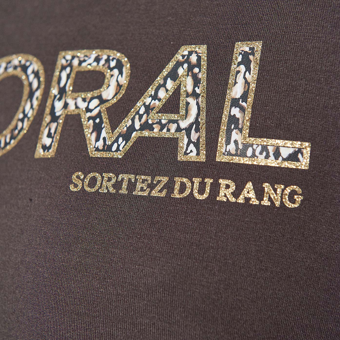 FAUVE  Sweat marron Femme