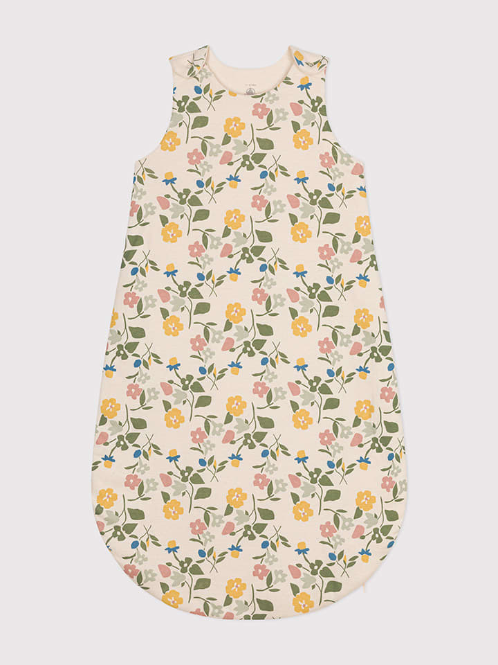PETIT BATEAU Babyschlafsack in Creme/ Grün/ Rosa günstig kaufen