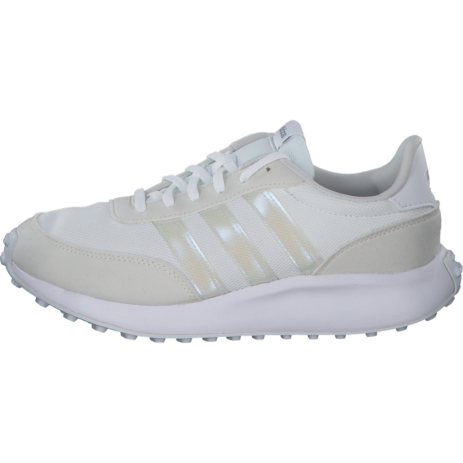 Adidas Run 70s K, Sneakers Low, Damen, ftwr white/silver met./core bl