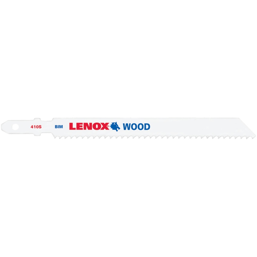 Lame de scie sauteuse Lenox 20306BT410S 410S bimétallique 10 dents par pouce pour bois 100 x 10 x 1,3 mm (2 pièces)
