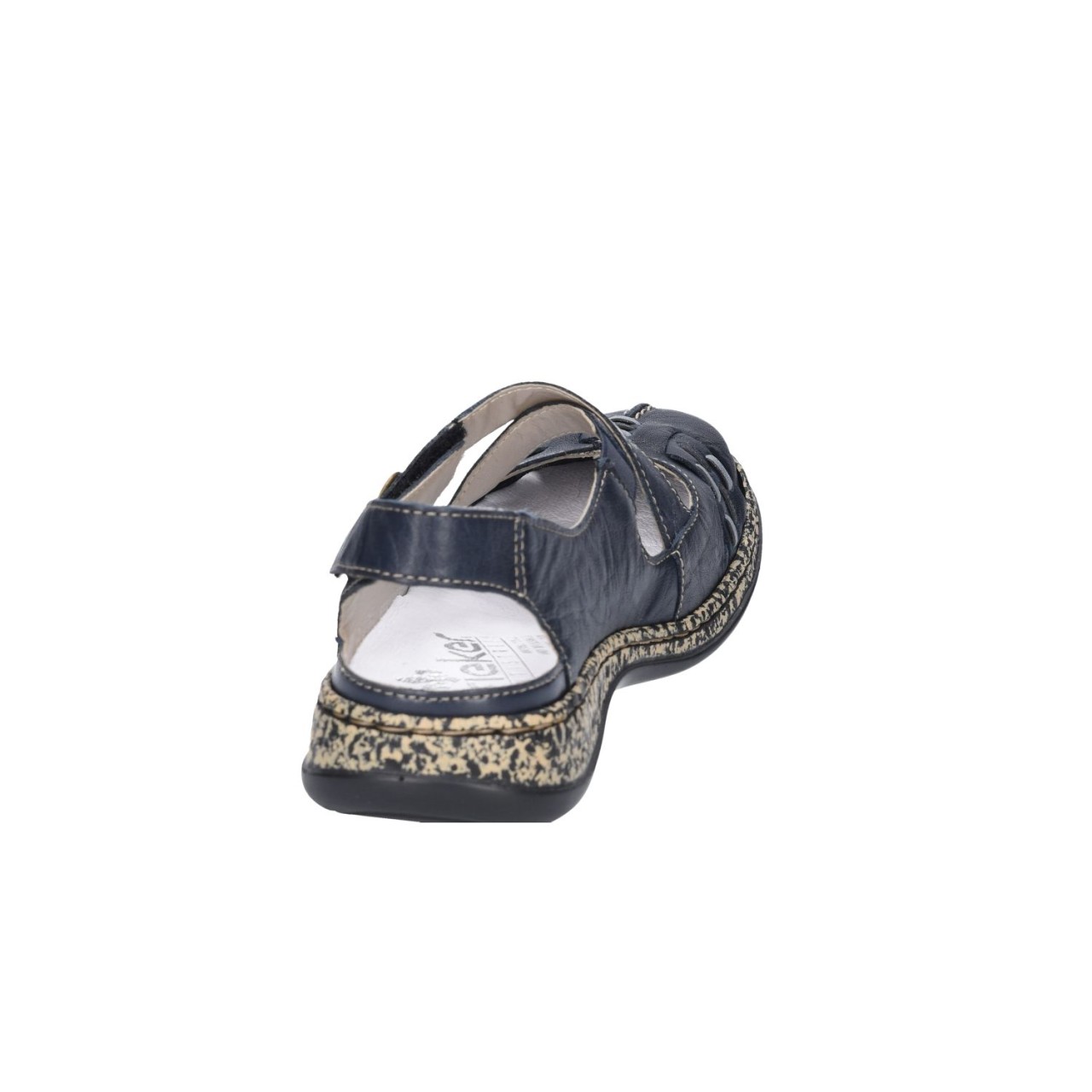 RIEKER Komfort Sandalen blau Sling
