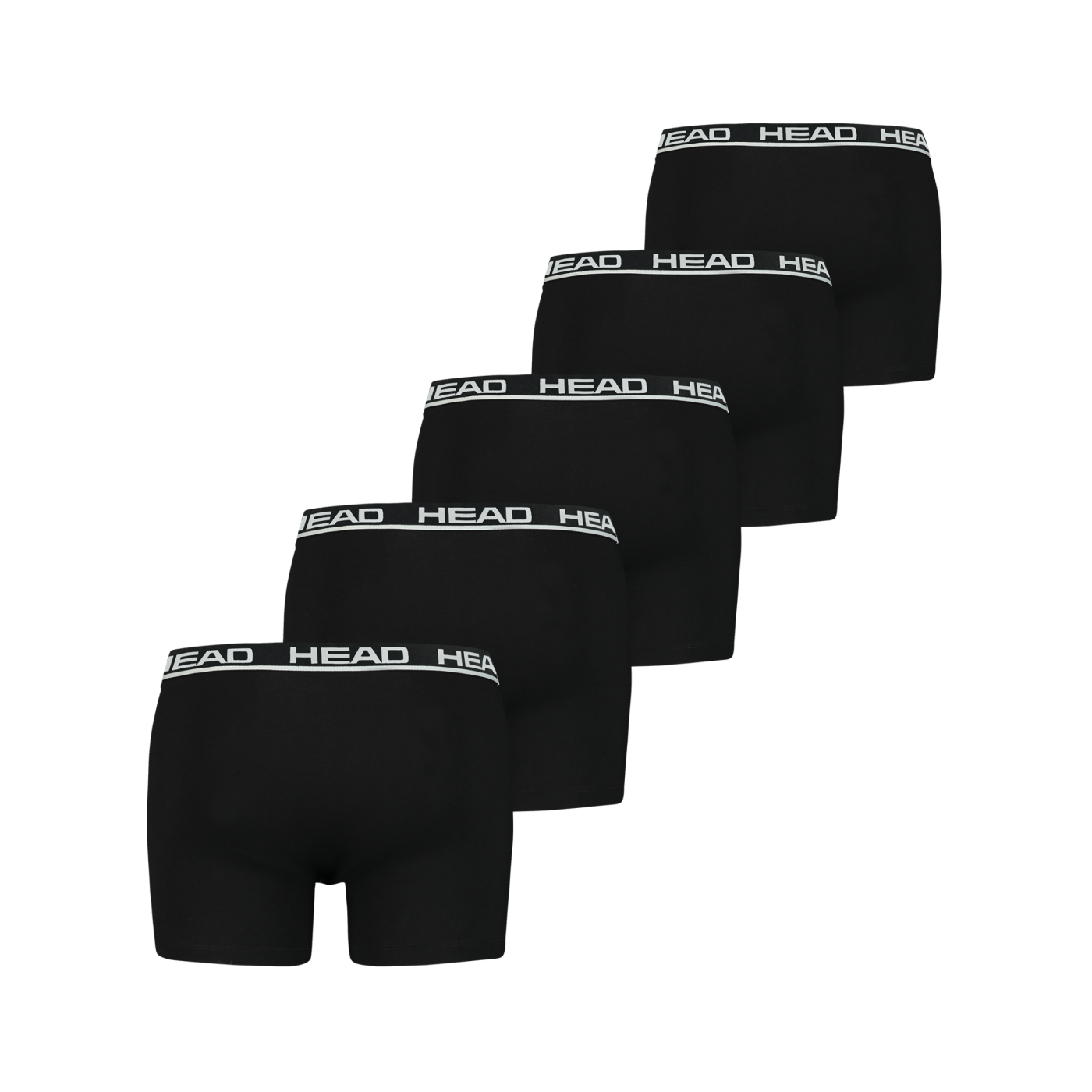 HEAD Basic Boxer 5er Pack Schwarz F010