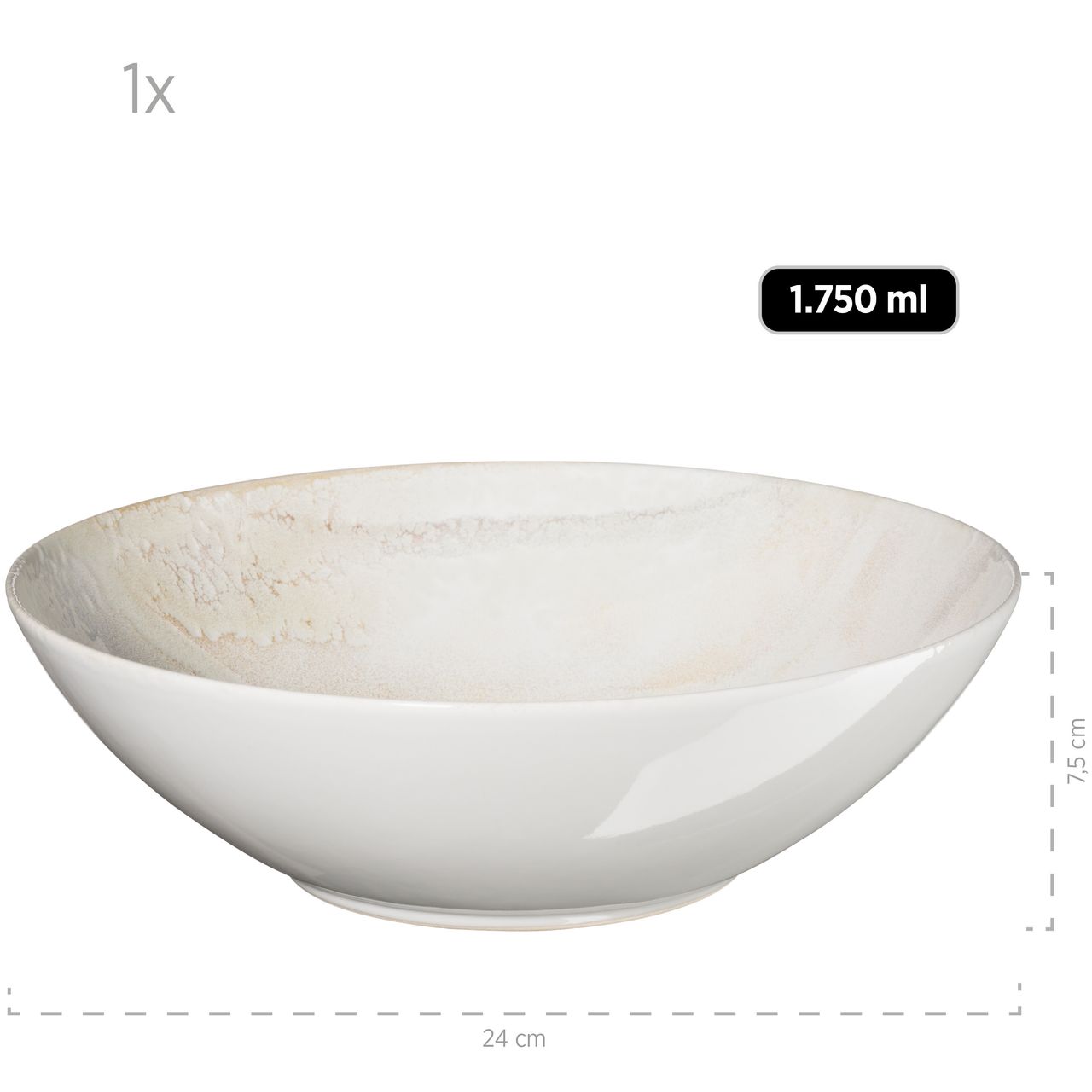 Mäser Serie Ossia, Salatset 7 teilig