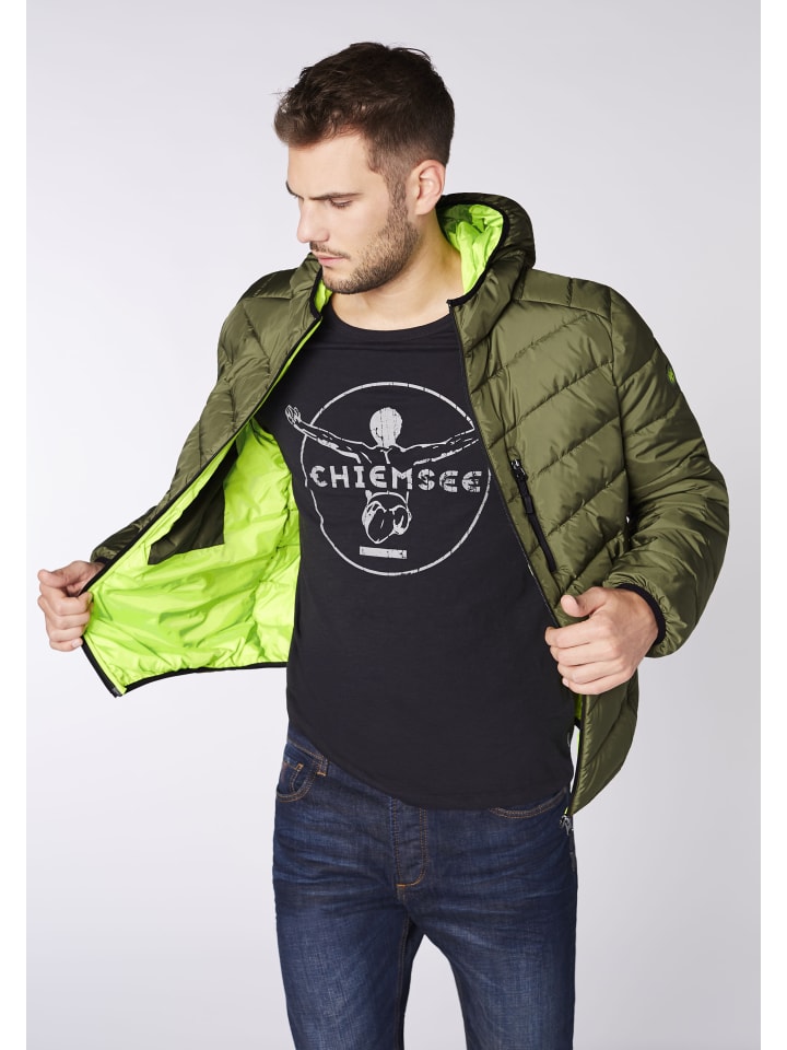 Chiemsee Steppjacke in Grün günstig kaufen