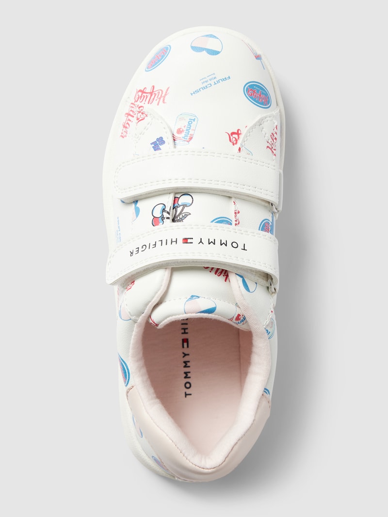 Sneaker mit Logo-Muster Modell 'SKYLER' in weiß