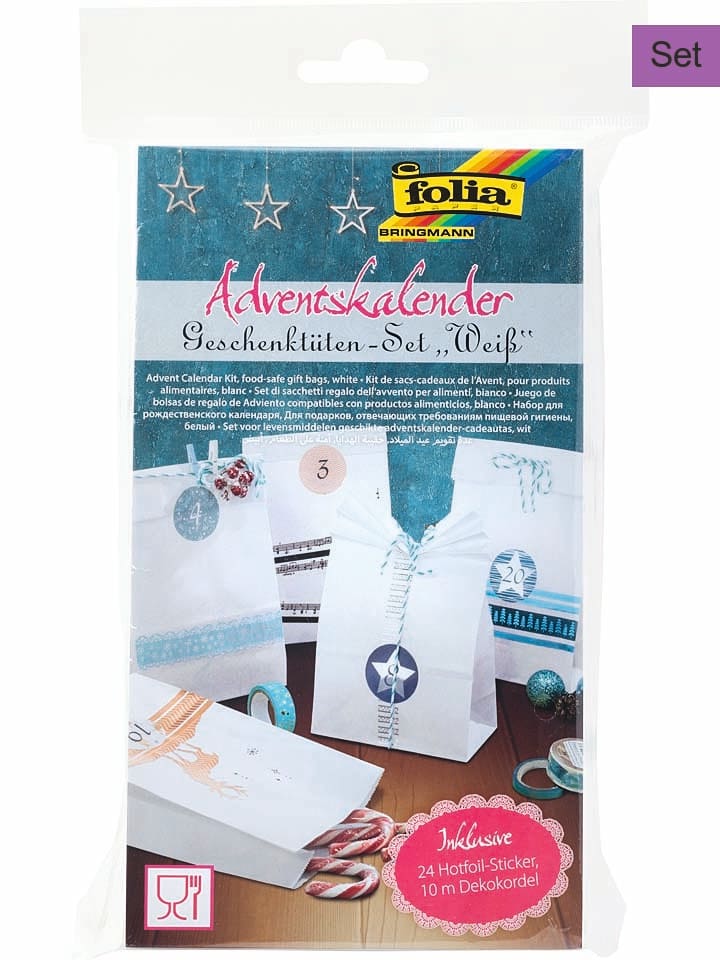 folia PAPER Papiertüten-Adventskalender 