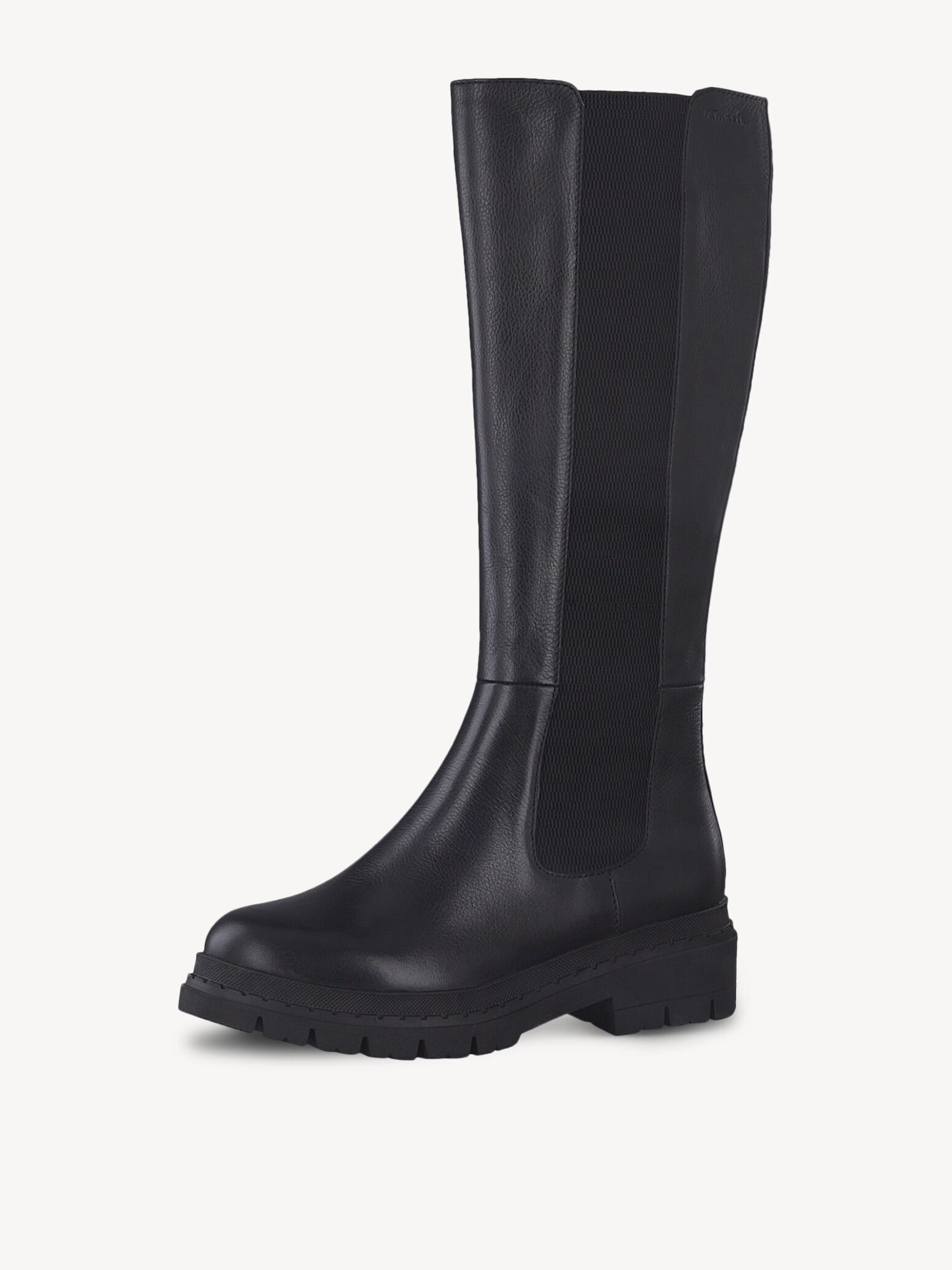 Bottes en cuir - noir