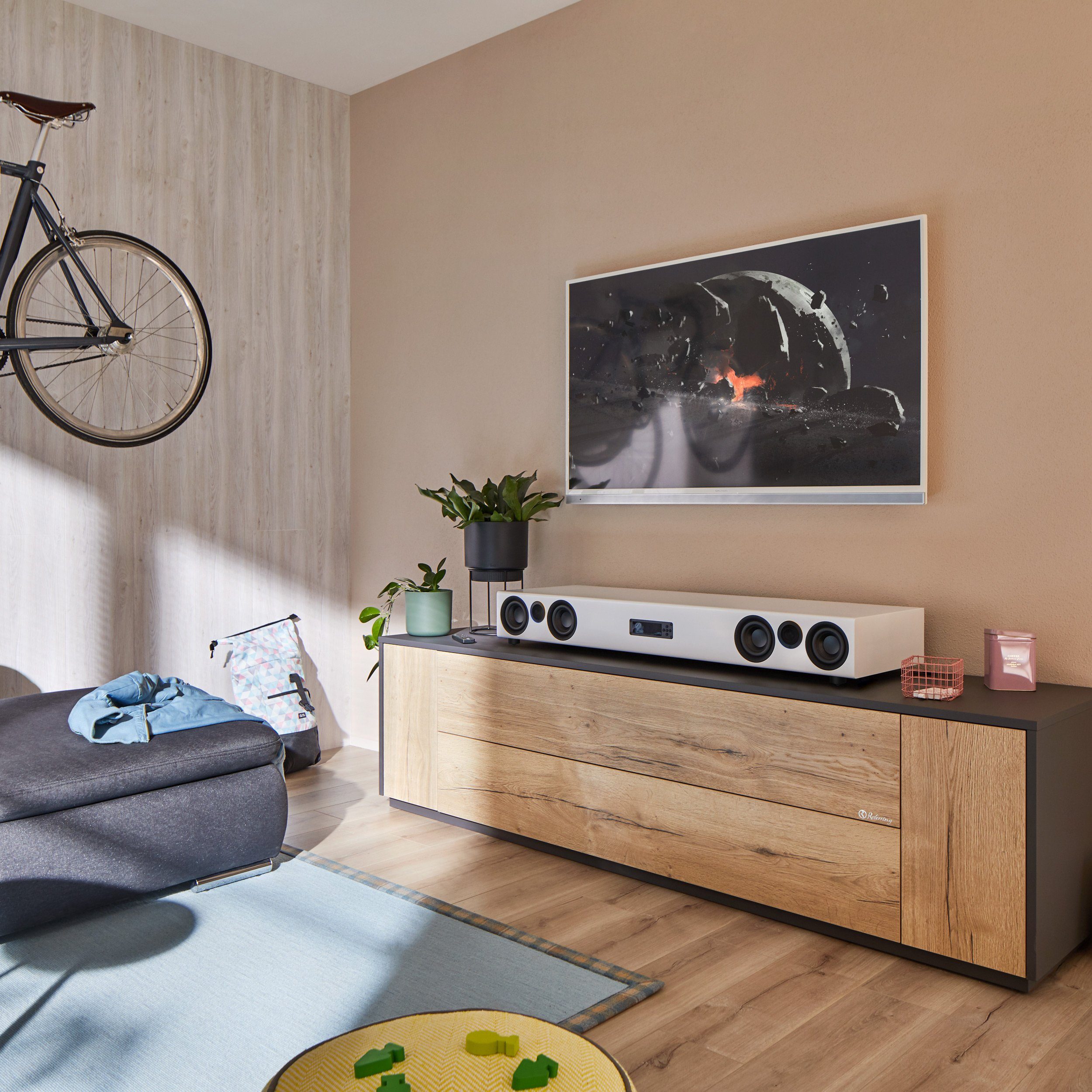 Nubert nuPro XS-8500 RC Soundbar (820 W, Bluetooth 5.0 aptX HD und Dolby Digital Decoder, Voice+, HDMI eARC, X-Connect Surround)
