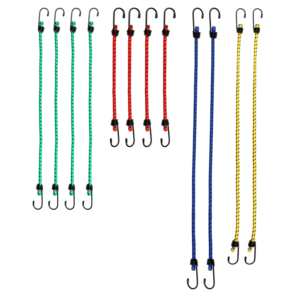 DEUBA Spanngummi Expander 12 tlg 95cm x 0,8cm blau gelb grün rot