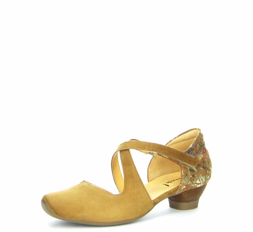 THINK Komfort Slipper gelb Espadrille gelb