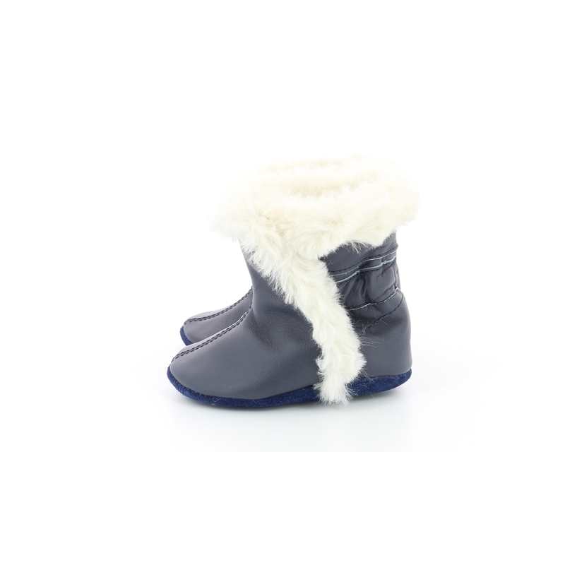 Chaussons cuir Bootie