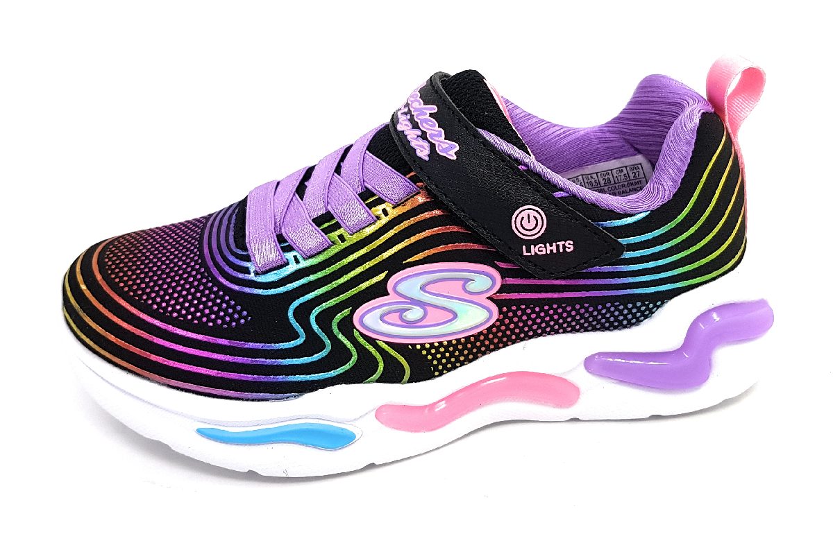 Skechers Wavy Beans 302338L Mehrfarbig BKMT Black