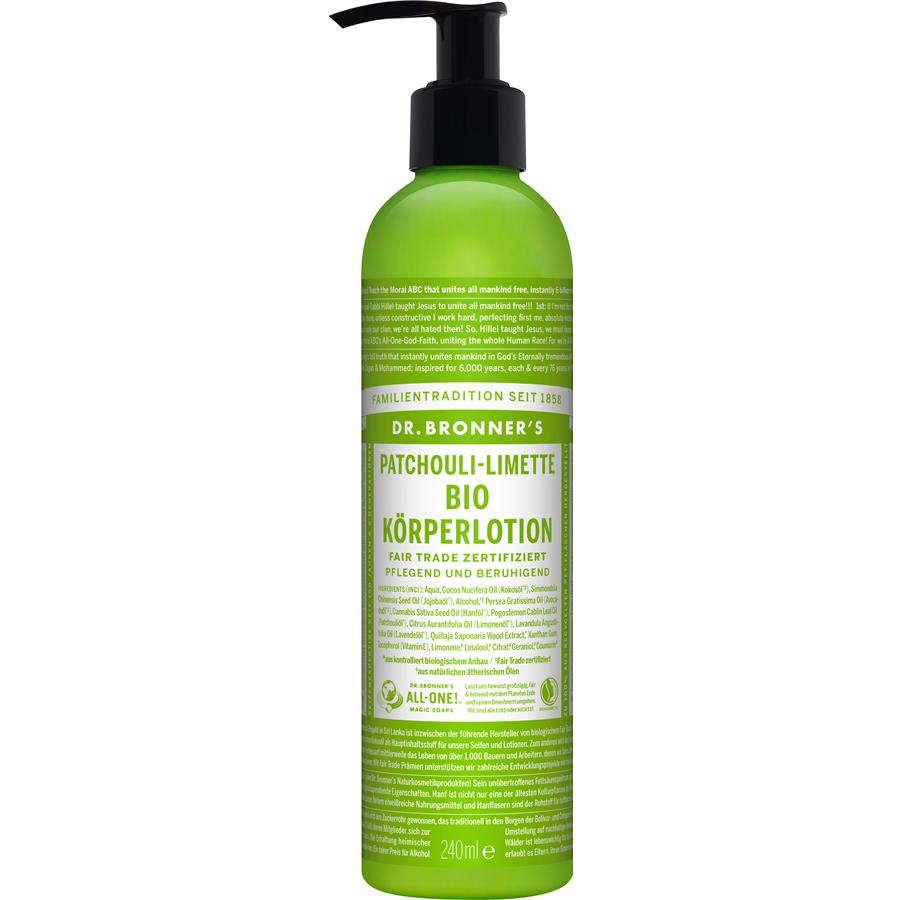 Patchouli-Limette Bio Körperlotion