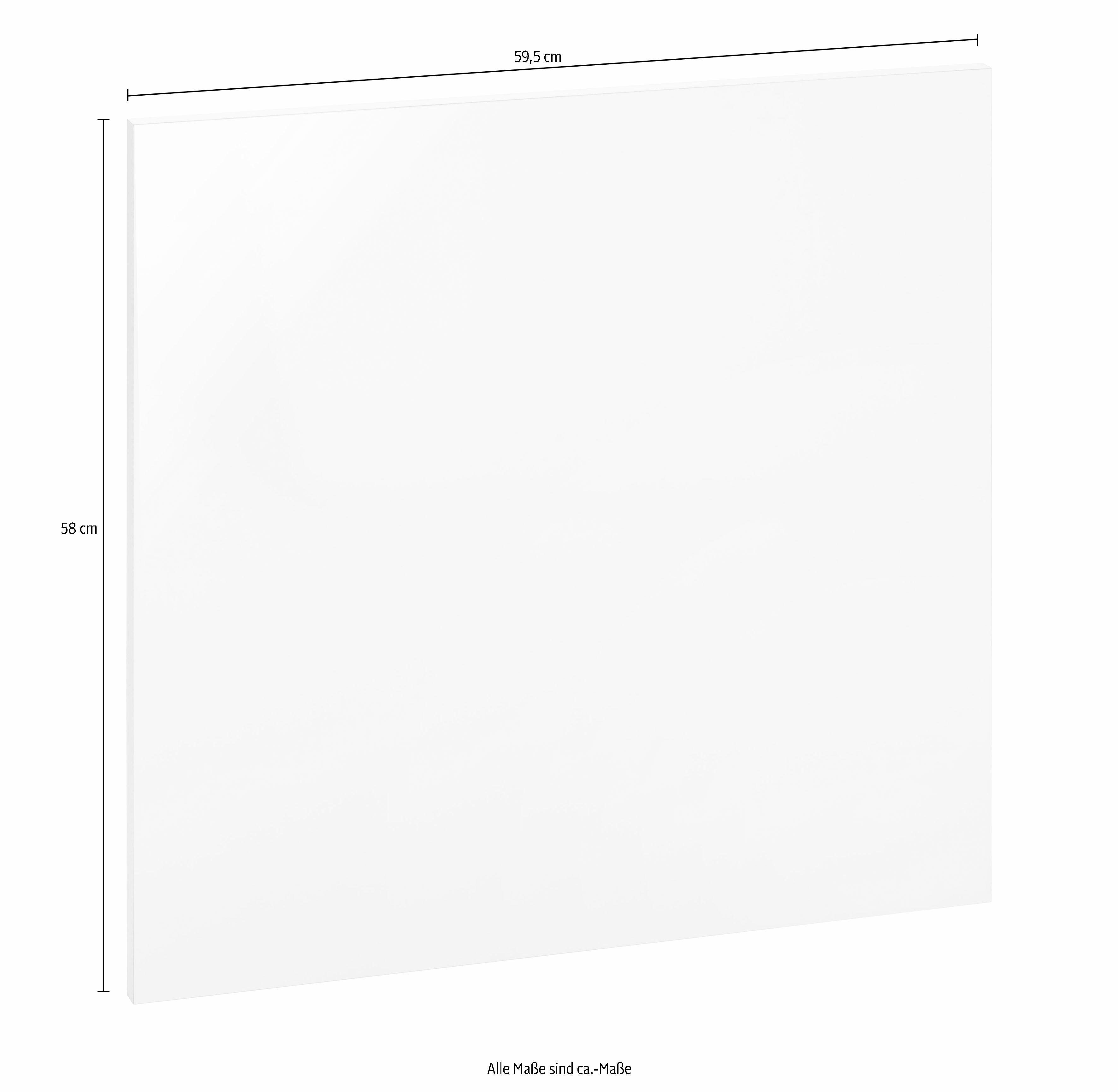 wiho Küchen Frontblende Ela, 60 cm breit, für teilintegrierbaren Einbaugeschirrspüler