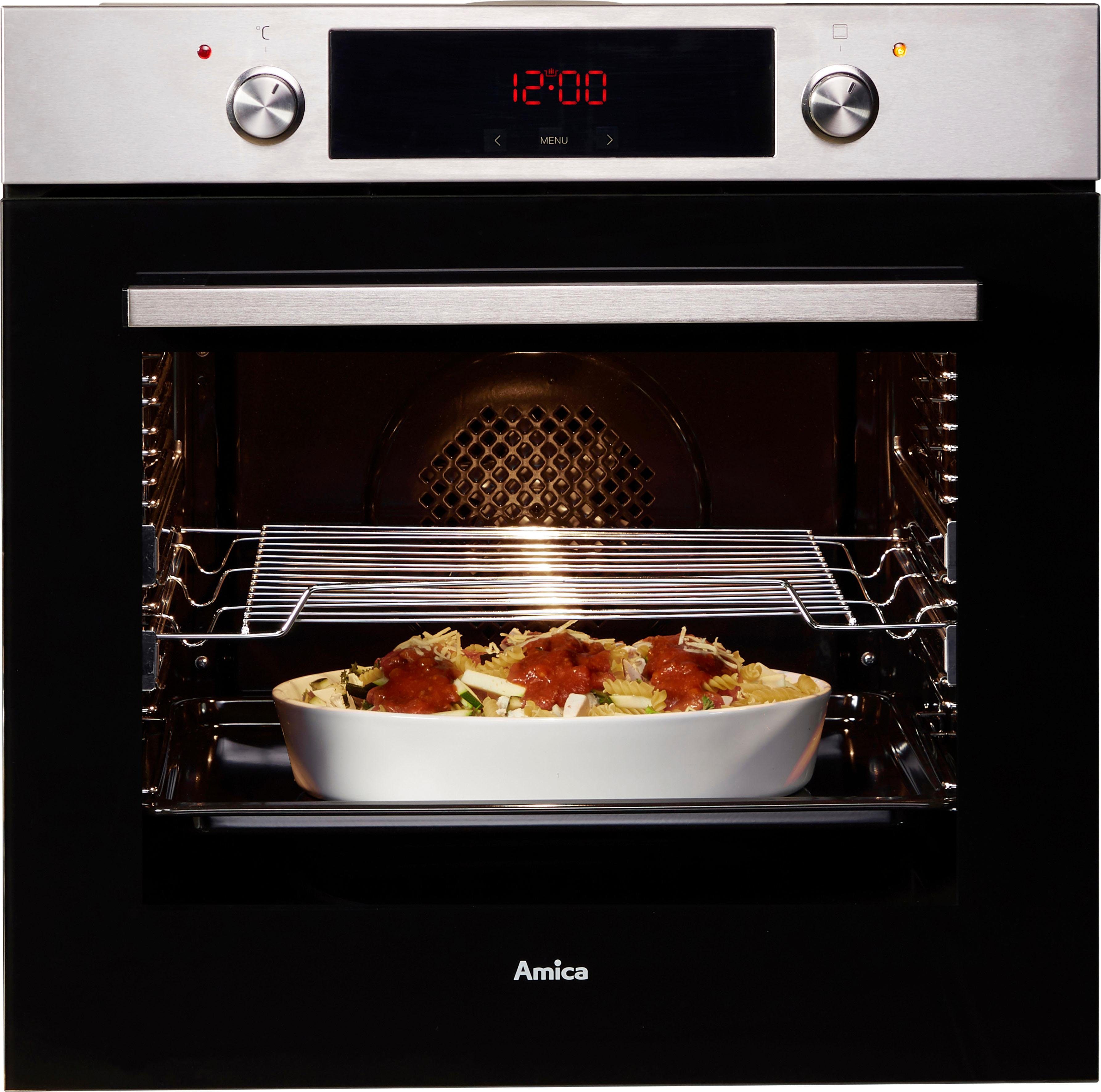 Amica Einbaubackofen EBX 944 620 E, mit 2-fach-Teleskopauszug, Simple Steam, Simple Steam
