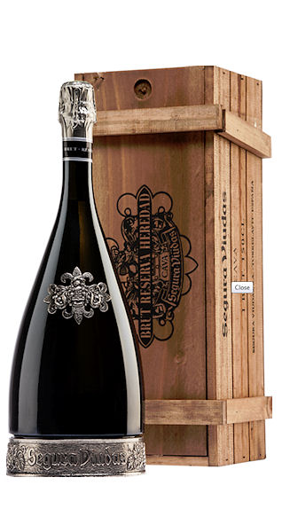 Magnum Segura Viudas Cava Brut Reserva Heredad in Holzkiste