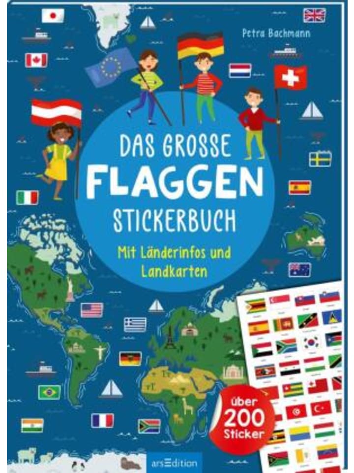 ars edition Buch - Das große Flaggen-Stickerbuch günstig kaufen onesize