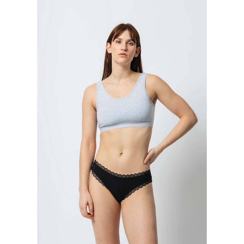 Snocks Tangas mit Spitze aus Bio-Baumwolle Unterhose Damen