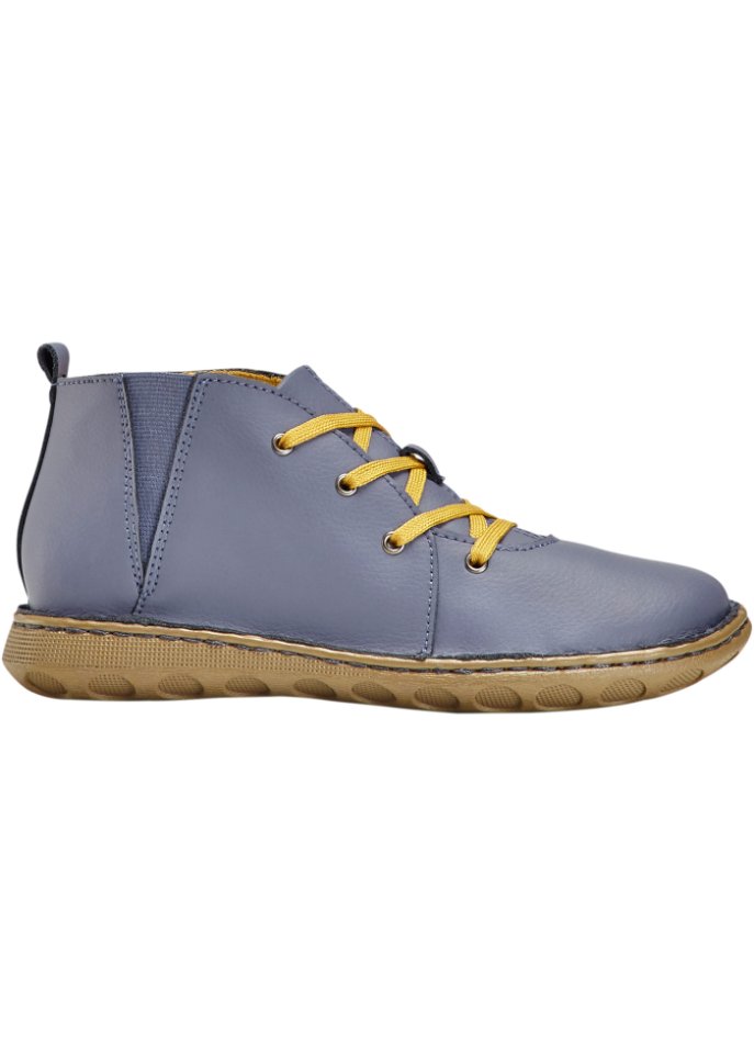 Bequemer Schnür Boot aus Leder