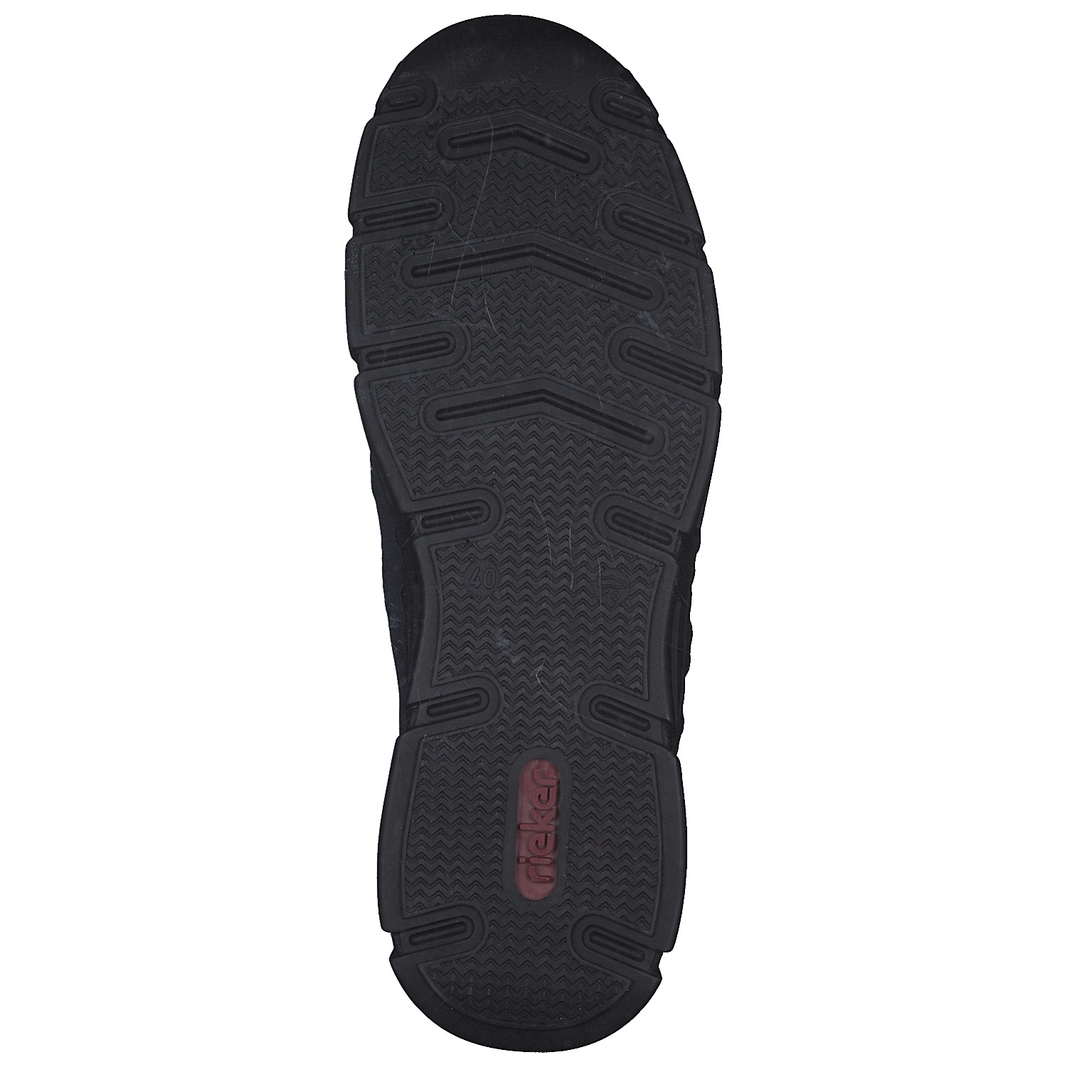 Rieker L0656, Schnürschuhe, pazifik/pazifik/schwarz
