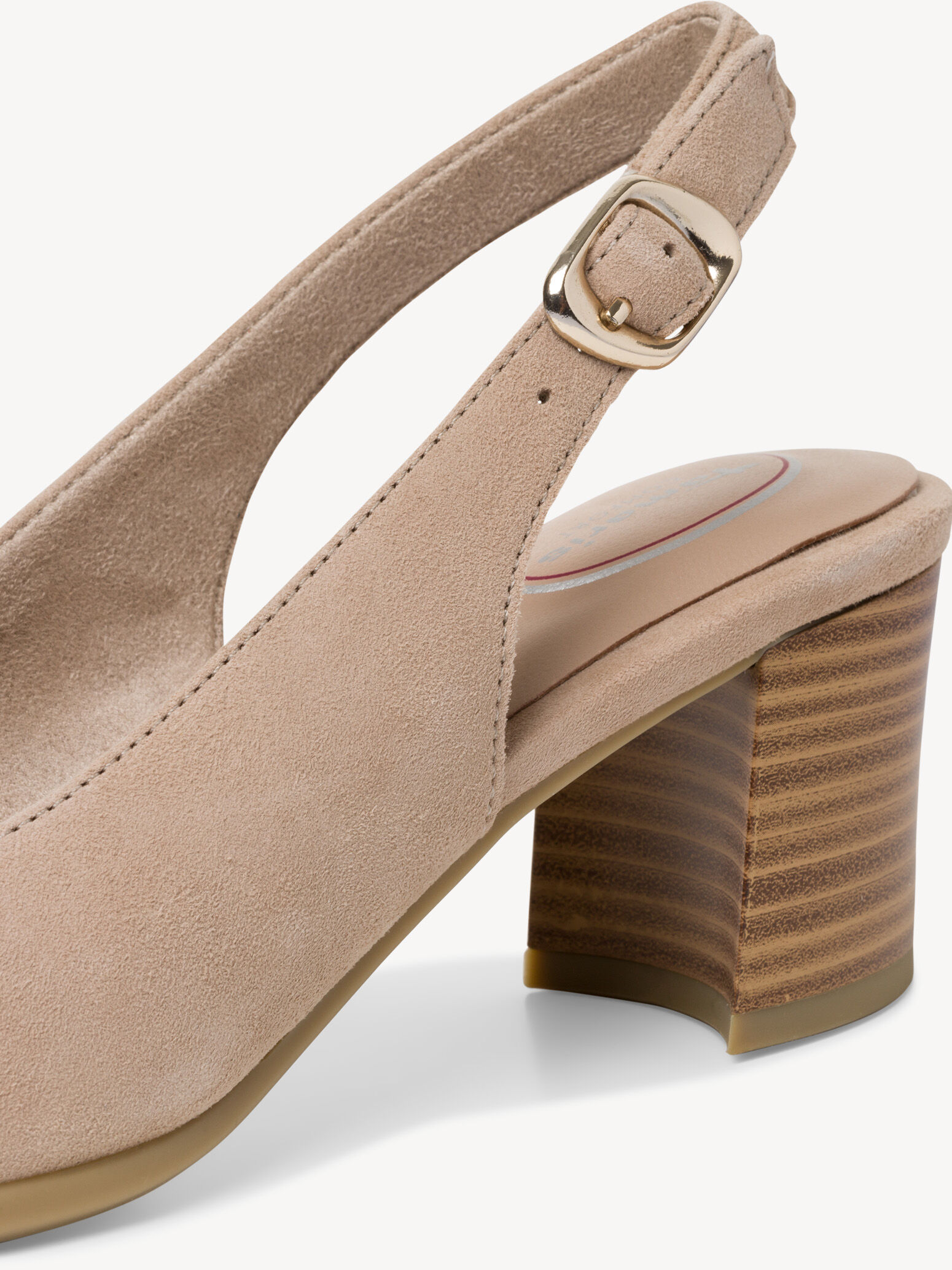 Escarpin en cuir - beige