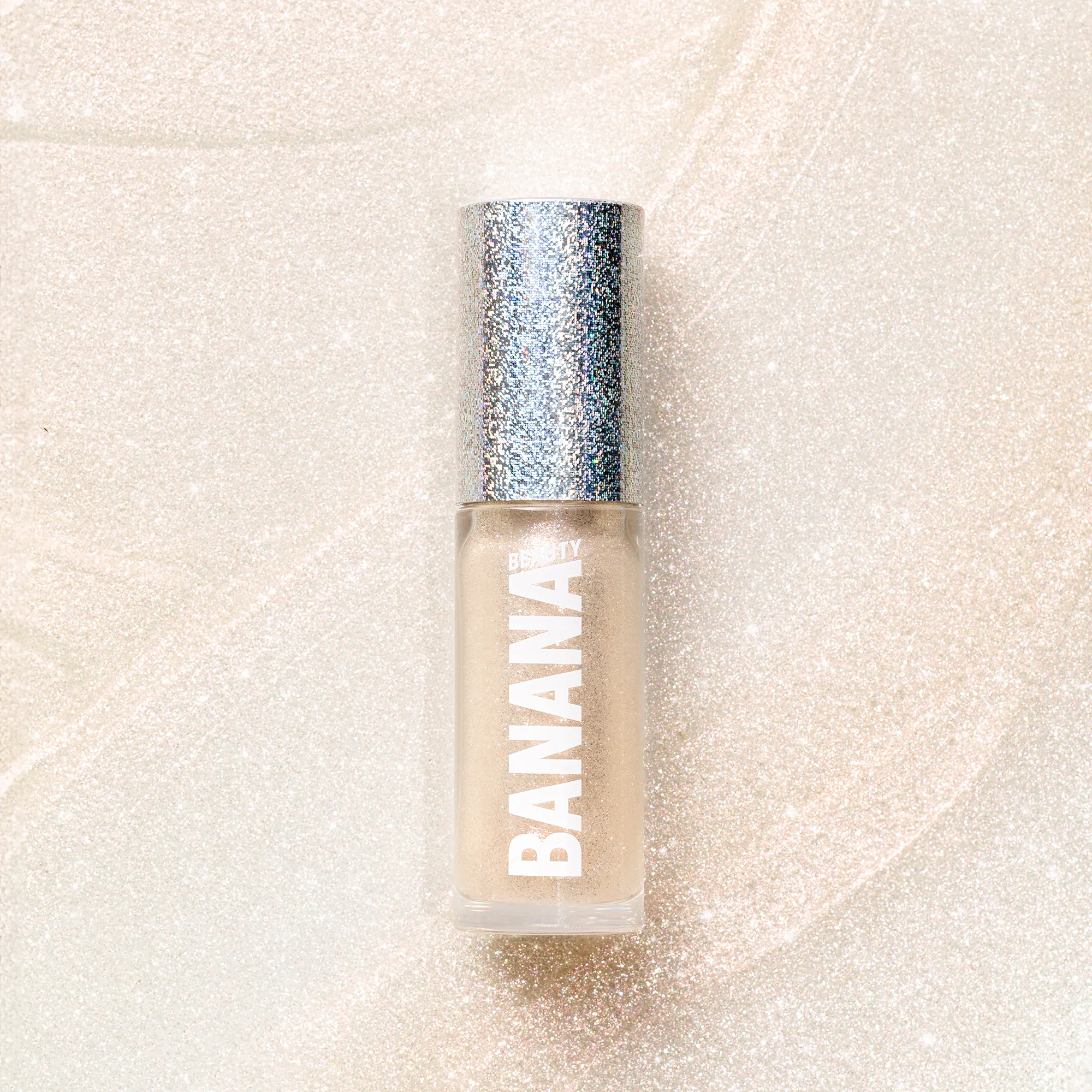 Brillo labial con purpurina 3D