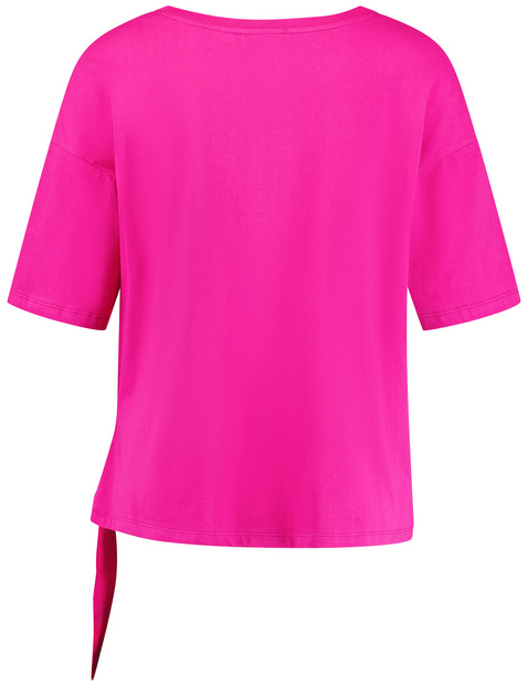 T-Shirt mit Knoten-Detail