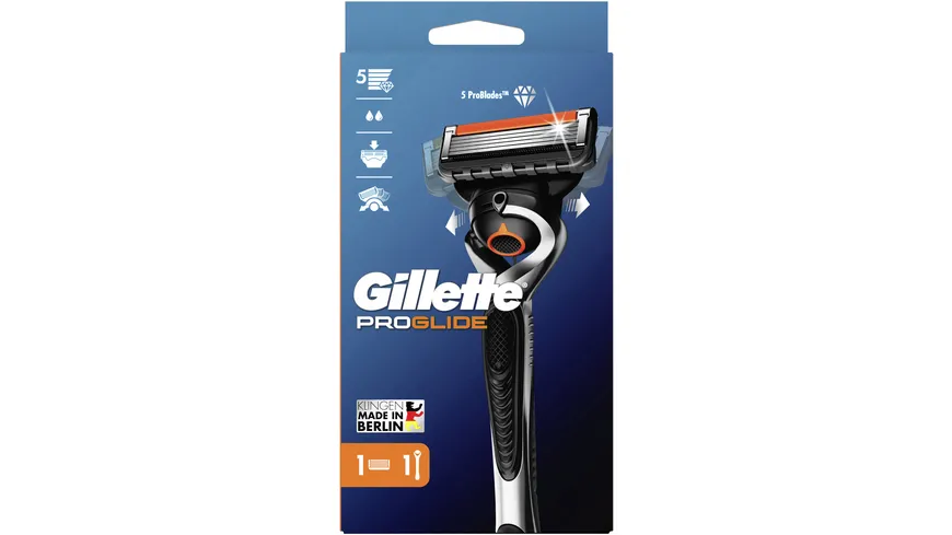 Gillette PROGLIDE Rasierer Flexball  mit 1ner Klinge