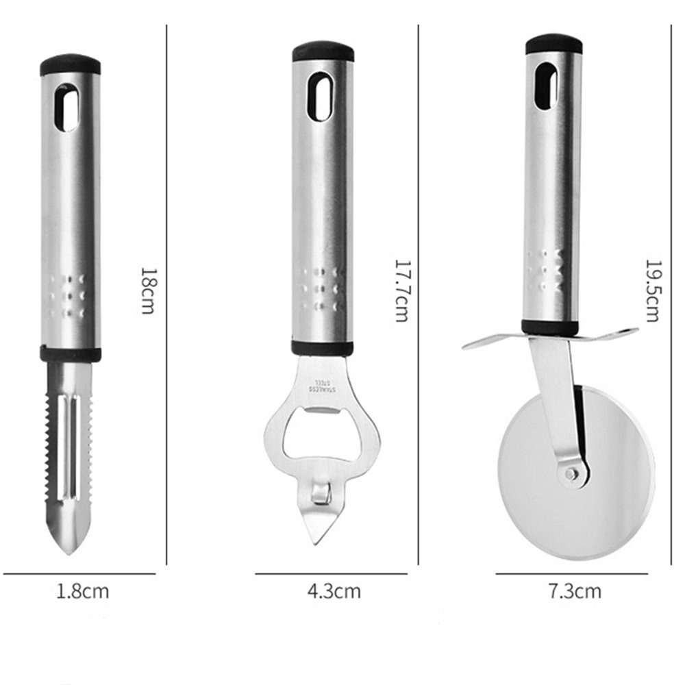 esyBe Kochbesteck-Set Küchenutensilien Set, Küchenhelfer, Küchengerät, Kochgeschirr (25-tlg), Antihaftbeschichtet, Hitzebeständig