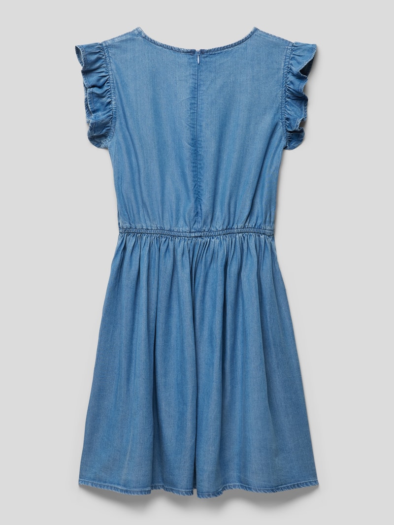 Jeanskleid aus Lyocell-Viskose-Mix in blau