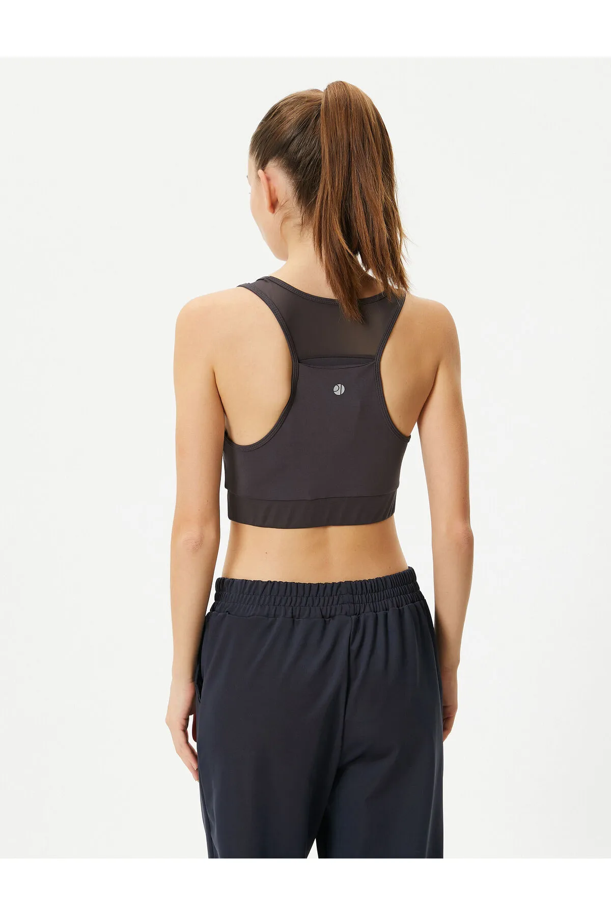 Koton  Slim-Fit-Sport-BH mit Tüllrücken und Taschendetail