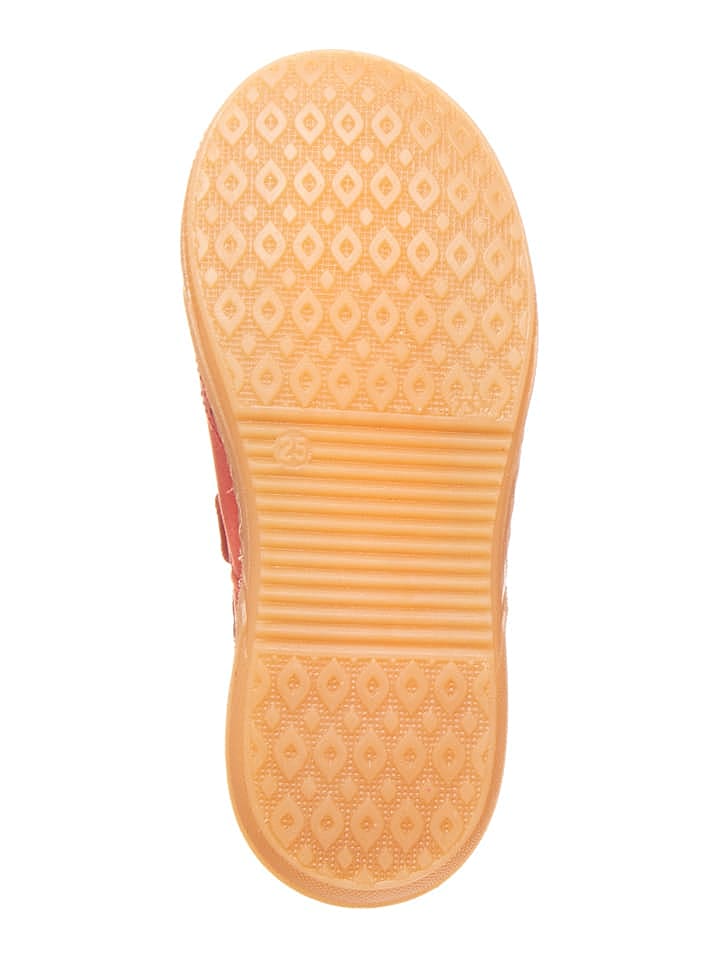 POM POM Leder-Spangenballerinas in Rotbraun günstig kaufen 31