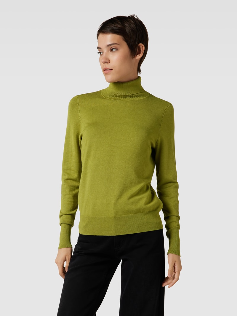 Longsleeve mit Rollkragen in grün