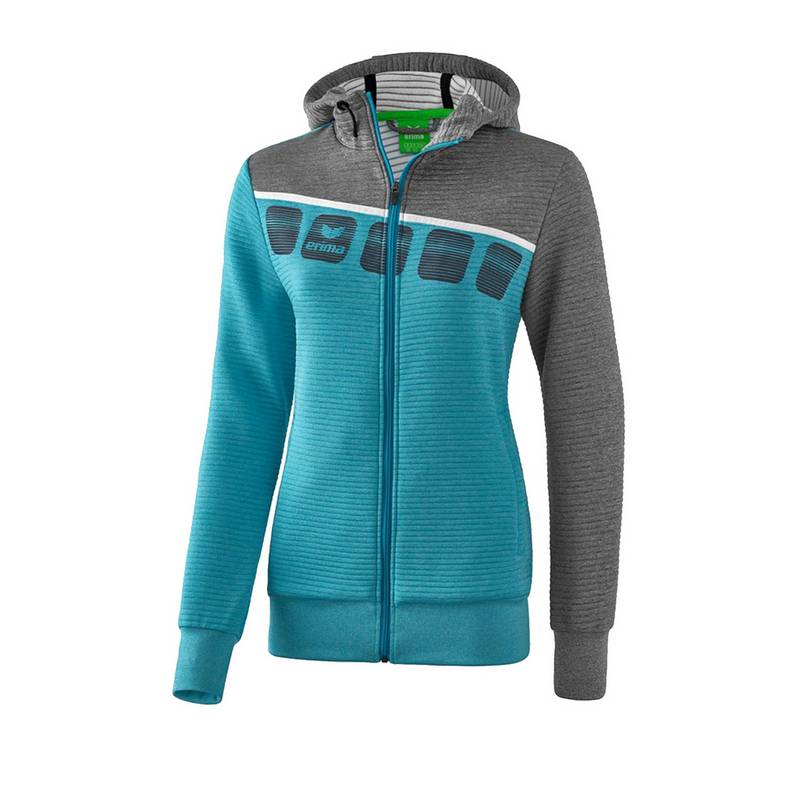 Erima 5-C Trainingsjacke Kapuze Damen Trainingsjacke Damen