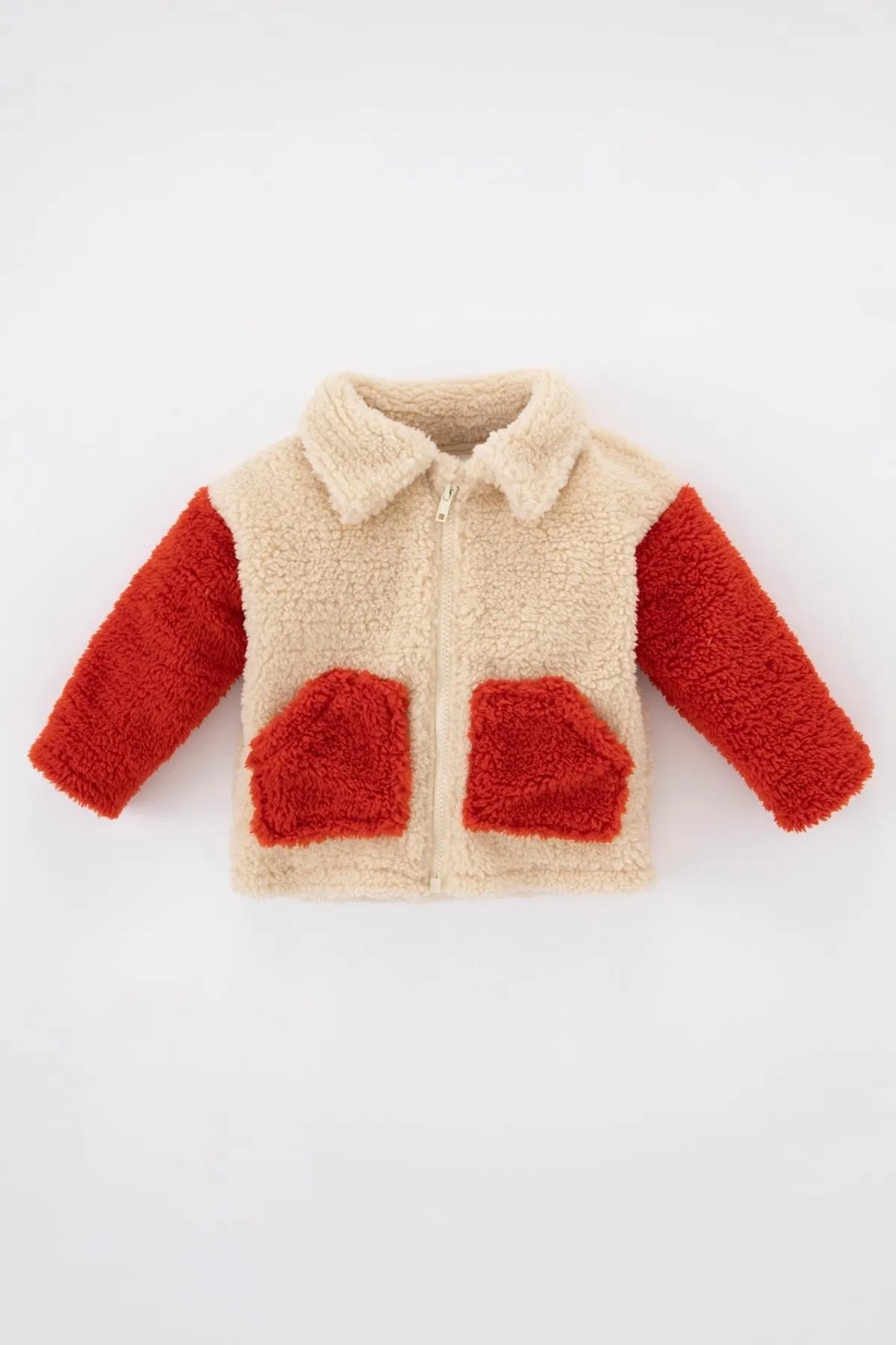 DeFacto  Basic-Pullover-Cardigan mit Rollkragen für Babys
