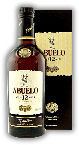 Abuelo Anejo 12 Anos Abuelo Anejo 12 Anos Weich und wunderbar lang mit feinen Vanille- und Schokoladenaromen. Alter 12 J. - 0,7	 Liter - Vol 40%